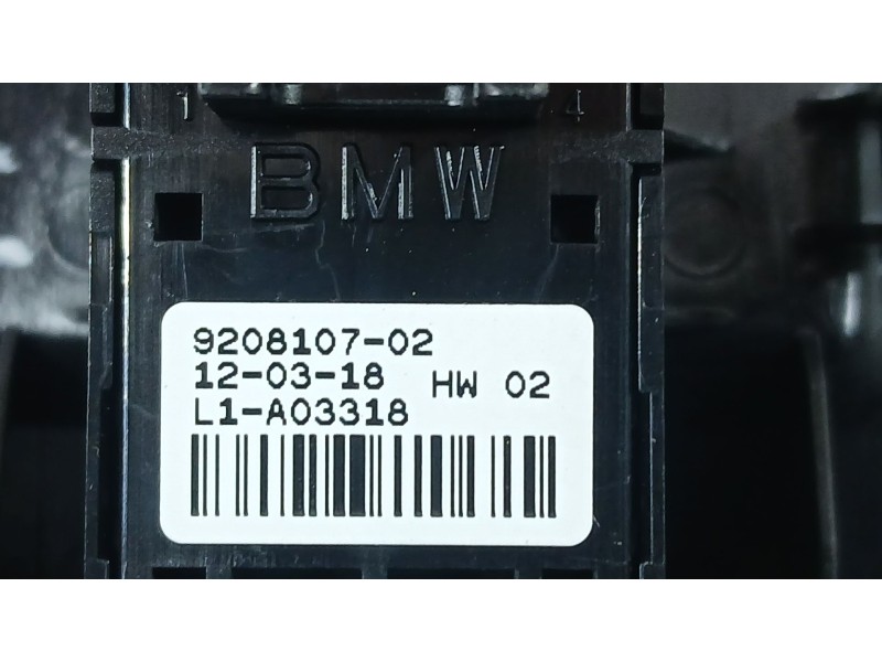 Recambio de mando elevalunas delantero derecho para bmw i3 (i01) electric referencia OEM IAM 9208107  