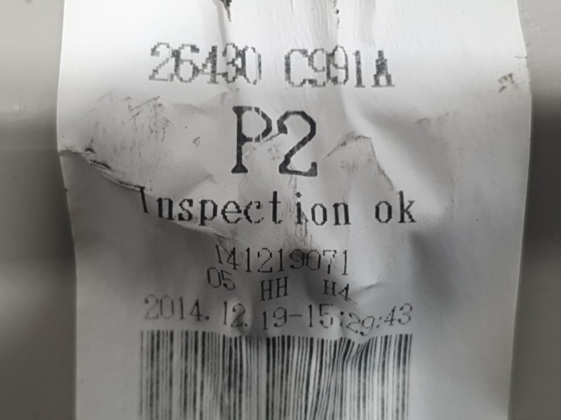 Recambio de luz interior para nissan leaf (ze0) electric referencia OEM IAM 26430C991A  