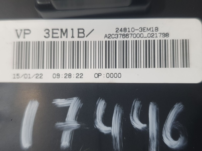 Recambio de pantalla multifuncion para nissan leaf (ze0) electric referencia OEM IAM 248103EM1B  