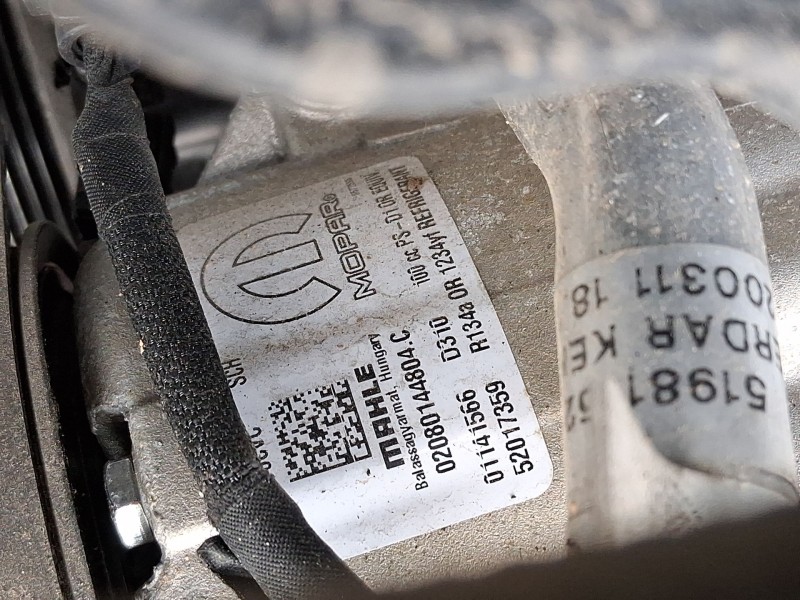 Recambio de compresor aire acondicionado para fiat tipo hatchback (356_, 357_) 1.3 d (356hxh1a) referencia OEM IAM 52216790  