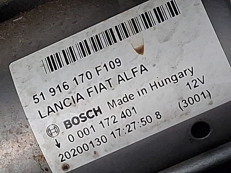 Recambio de motor arranque para fiat tipo hatchback (356_, 357_) 1.3 d (356hxh1a) referencia OEM IAM 51916170  