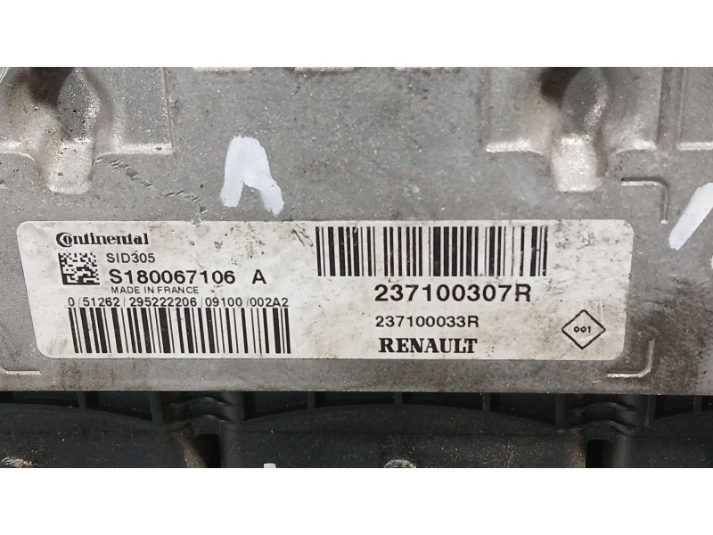 Recambio de centralita motor uce para renault megane iii hatchback (bz0/1_, b3_) 1.5 dci referencia OEM IAM 237100307R CONTINENT
