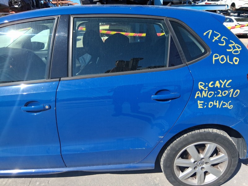 Recambio de puerta trasera izquierda para volkswagen polo v (6r1, 6c1) 1.6 tdi referencia OEM IAM 6R4833055J ROZADA 