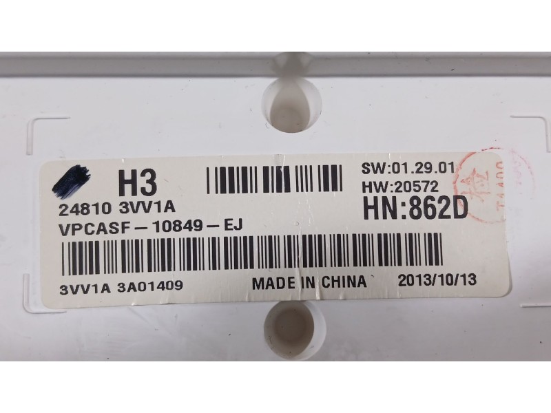 Recambio de cuadro instrumentos para nissan note (e12) 1.5 dci referencia OEM IAM 248103VV1A  VPCASF10849EJ