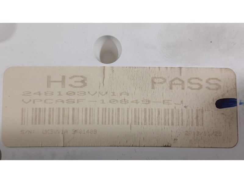 Recambio de cuadro instrumentos para nissan note (e12) 1.5 dci referencia OEM IAM 248103VV1A  VPCASF10849EJ