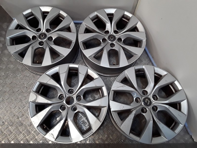 Recambio de juego llantas aluminio para renault captur ii (hf_) tce 100 (hfmt) referencia OEM IAM 7X17 5 TORN ET35 ROZADAS ALUMI