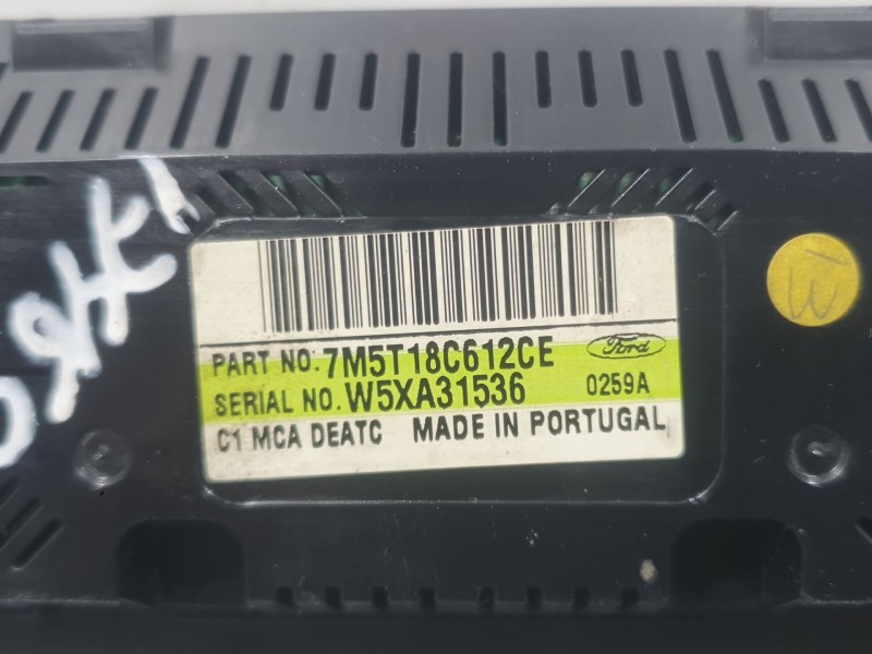 Recambio de mando climatizador para ford focus ii (da_, hcp, dp) 1.6 tdci referencia OEM IAM 7M5T18C612CE  