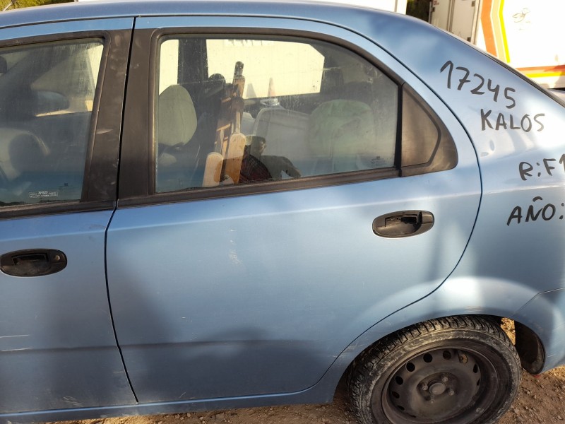 Recambio de puerta trasera izquierda para daewoo kalos (klas) 1.4 referencia OEM IAM 96585401  