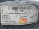 Recambio de alternador para opel vectra c (z02) 2.0 dti 16v (f69) referencia OEM IAM 0986044030 0214525030 BOSCH