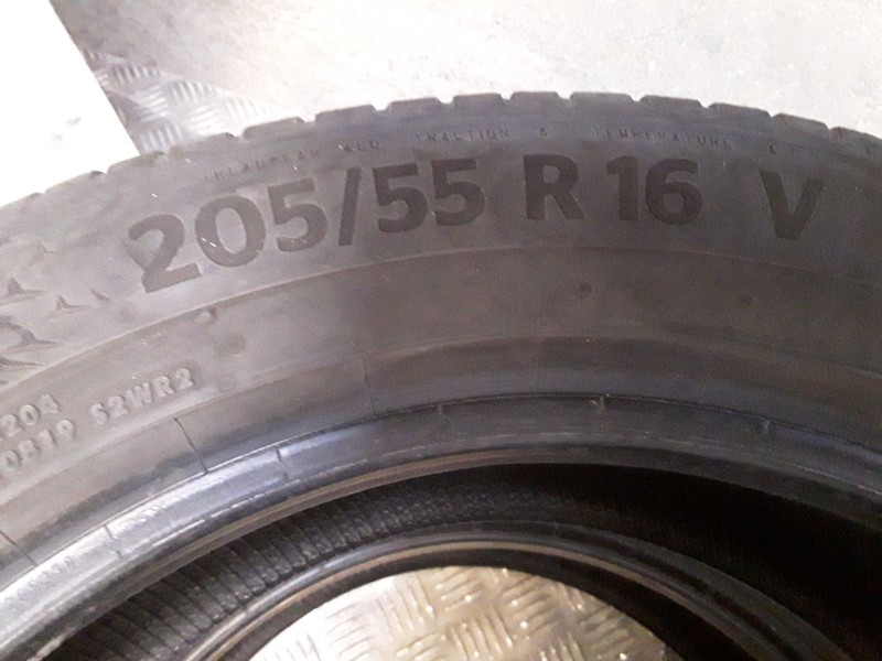 Recambio de neumatico pareja para neumaticos reutilizados - referencia OEM IAM 205551691V CONTINENTAL 205/55/16/91V
