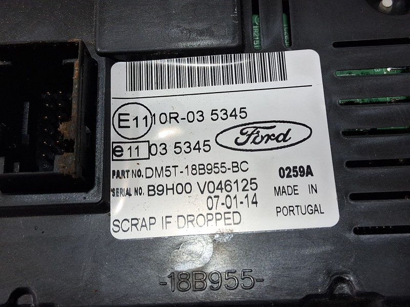 Recambio de pantalla multifuncion para ford c-max ii (dxa/cb7, dxa/ceu) 1.0 ecoboost referencia OEM IAM DM5T18B955BC  