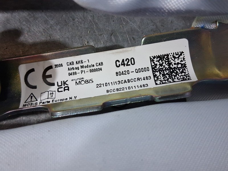 Recambio de airbag cortina delantero derecho para hyundai i20 iii (bc3, bi3) 1.0 t-gdi hybrid 48v referencia OEM IAM 80420Q0000 