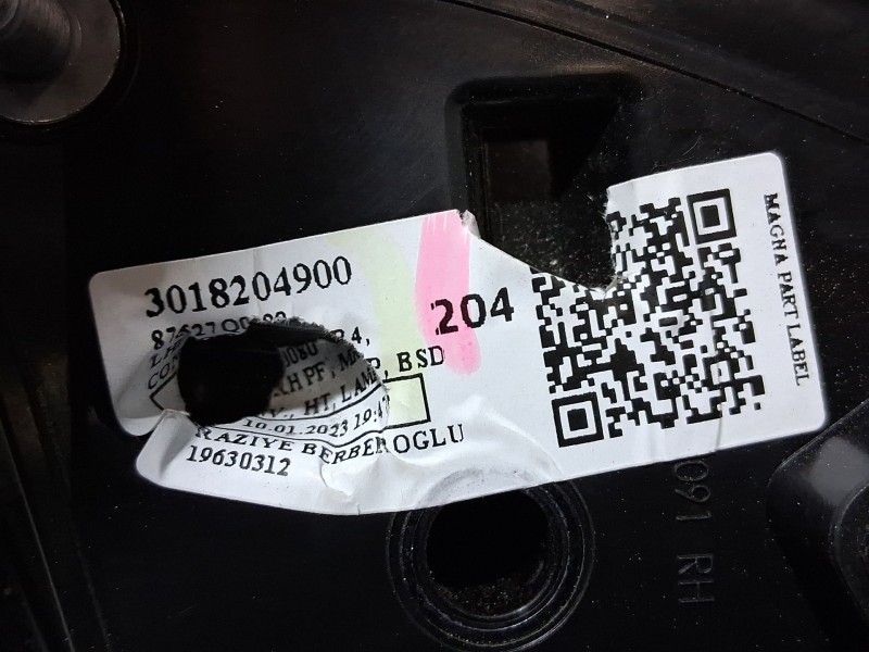 Recambio de retrovisor derecho para hyundai i20 iii (bc3, bi3) 1.0 t-gdi hybrid 48v referencia OEM IAM 3018204900 10 PINES ROZAD