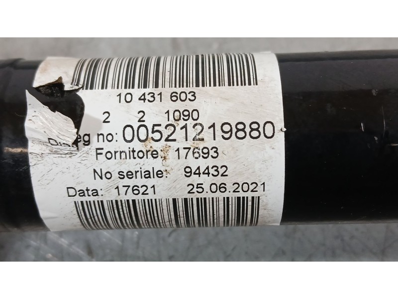 Recambio de transmision delantera derecha para fiat 500 (312_) 1.0 mild hybrid (312.ayd1b) referencia OEM IAM 52121988  