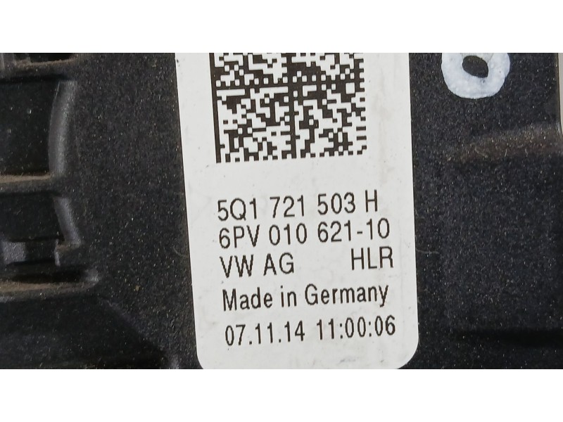 Recambio de potenciometro pedal para seat leon (5f1) 1.6 tdi referencia OEM IAM 5Q1721503H  