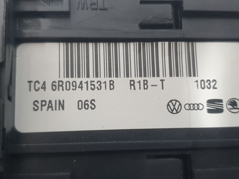 Recambio de mando luces para seat mii (kf1, ke1) 1.0 referencia OEM IAM 6R0941531B  