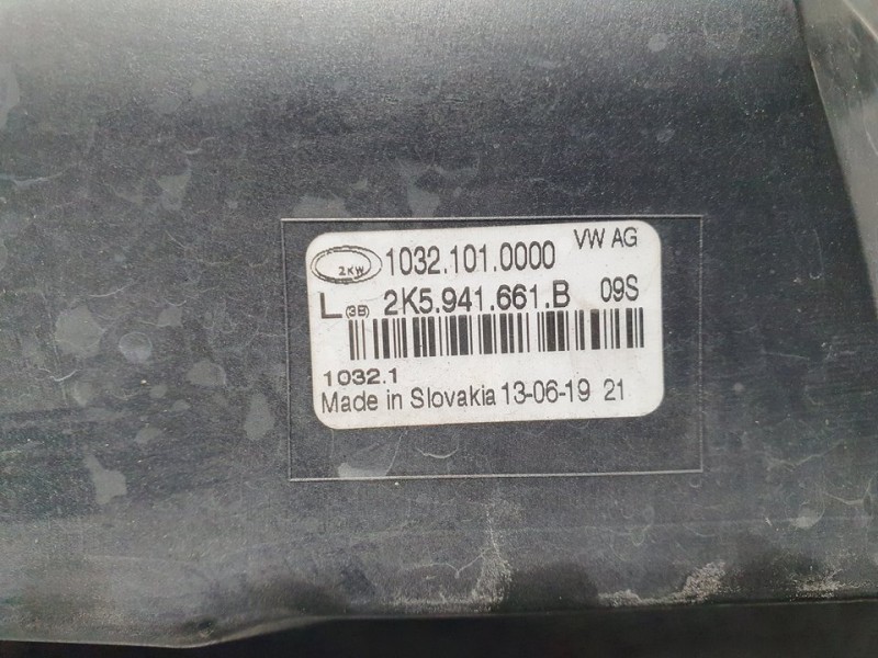 Recambio de faro antiniebla izquierdo para volkswagen caddy furgón/kombi maxi kombi bmt referencia OEM IAM 2K5941661B 1032101000