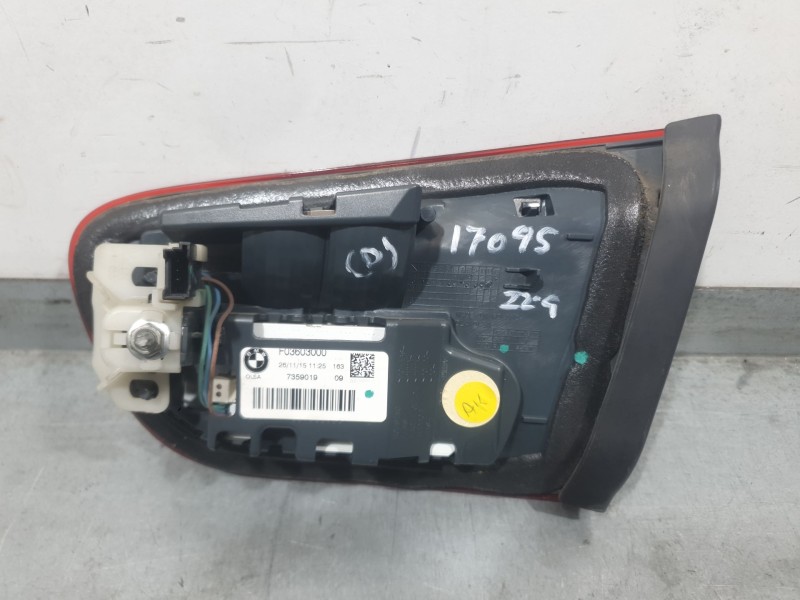 Recambio de piloto trasero izquierdo interior para bmw 1 (f20) 118 d referencia OEM IAM F03603000  