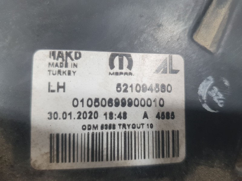 Recambio de faro izquierdo para fiat doblo cargo (263_) 1.3 d multijet (263wxu1a) referencia OEM IAM 521094680 01050699900010 MO