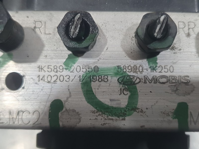 Recambio de abs para hyundai ix20 (jc) 1.6 crdi referencia OEM IAM 589201K250 1K58920550 MOBIS