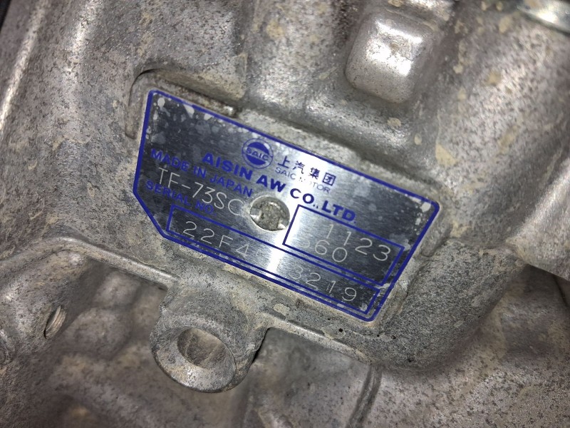 Recambio de caja cambios para mg zs suv (azs1) 1.0 t-gdi referencia OEM IAM tf73sc AUTOMATIC 11123560