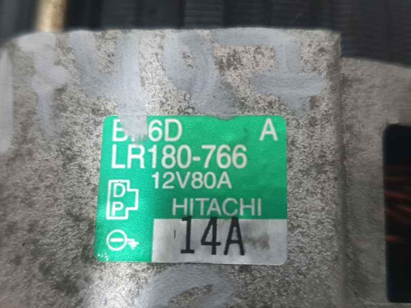 Recambio de alternador para mazda mx-5 ii (nb) 1.6 16v (nb6c) referencia OEM IAM LR180766 14A HITACHI