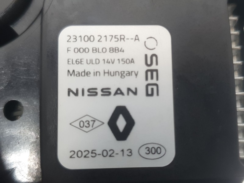 Recambio de alternador para mitsubishi colt 100t motion referencia OEM IAM 231002175R  