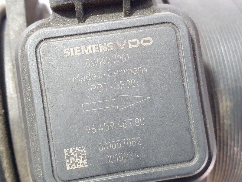 Recambio de caudalimetro para citroën c4 grand picasso exclusive referencia OEM IAM 9645948780 5WK97001 SIEMENS VDO