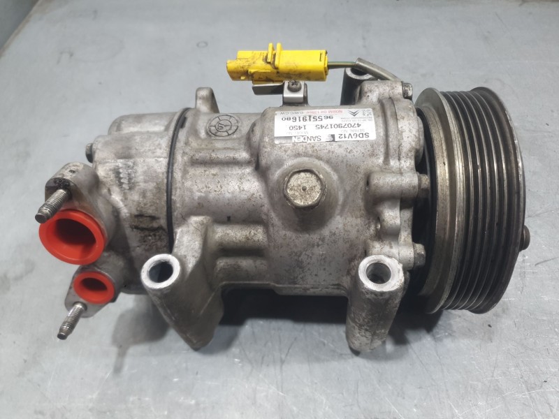 Recambio de compresor aire acondicionado para citroën c2 (jm_) 1.4 hdi referencia OEM IAM 9655191680 4707901745 SANDEN