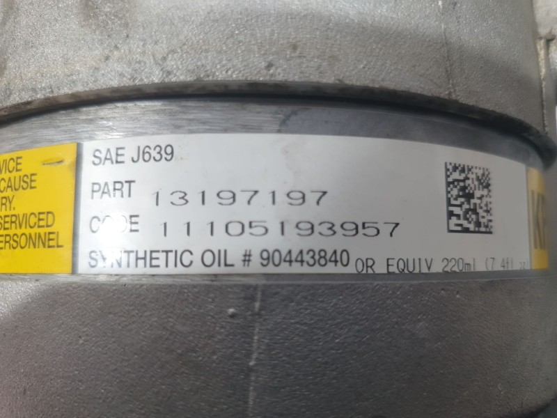 Recambio de compresor aire acondicionado para opel vectra c gts (z02) 1.9 cdti (f68) referencia OEM IAM 13197197 6560951 DELPHI