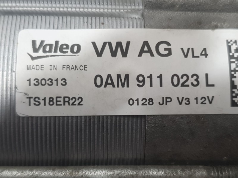 Recambio de motor arranque para seat toledo iv (kg3) 1.6 tdi referencia OEM IAM 0AM911023L 130313 VALEO