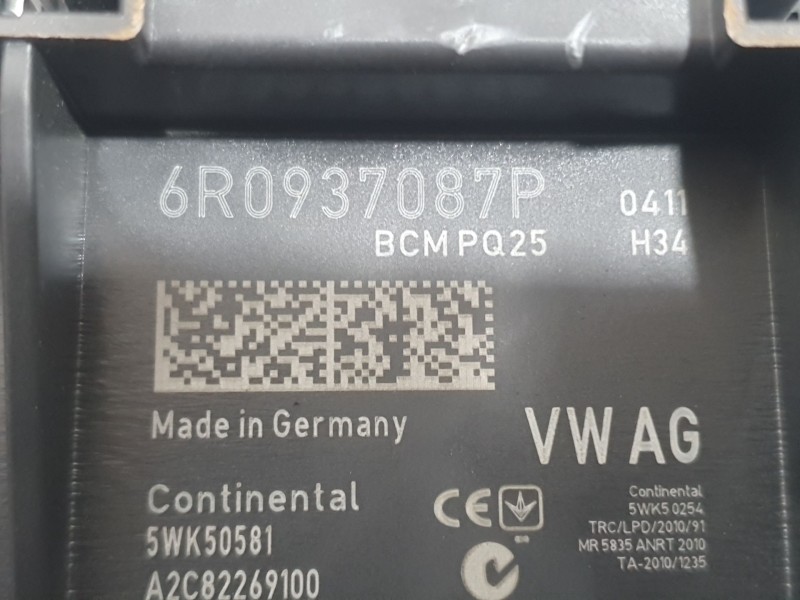 Recambio de caja reles / fusibles para seat toledo iv (kg3) 1.6 tdi referencia OEM IAM 6R0937087P 5WK50581 CONTINENTAL