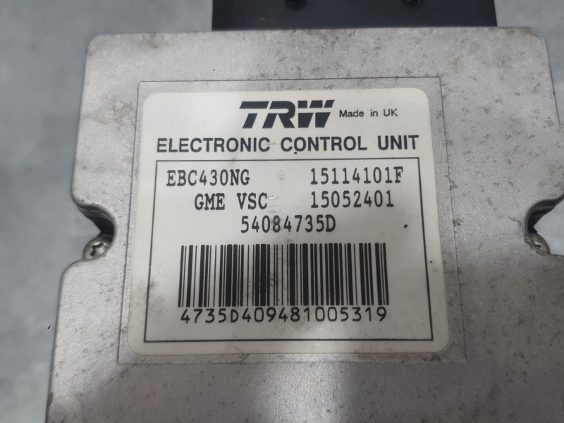 Recambio de abs para opel vectra c gts (z02) 1.9 cdti (f68) referencia OEM IAM 54084735D 15114101F TRW