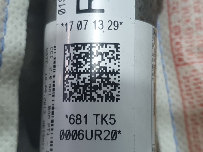 Recambio de airbag cortina delantero derecho para seat toledo iv (kg3) 1.6 tdi referencia OEM IAM 5JA880742  