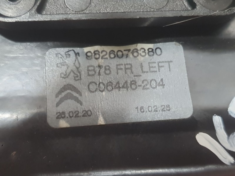 Recambio de elevalunas delantero izquierdo para citroën grand c4 spacetourer van (3a_, 3e_) bluehdi 130 referencia OEM IAM 98260