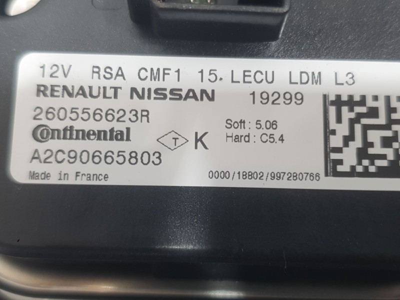 Recambio de centralita faros xenon para renault captur ii (hf_) tce 100 (hfmt) referencia OEM IAM 260556623R A2C90665803 CONTINE