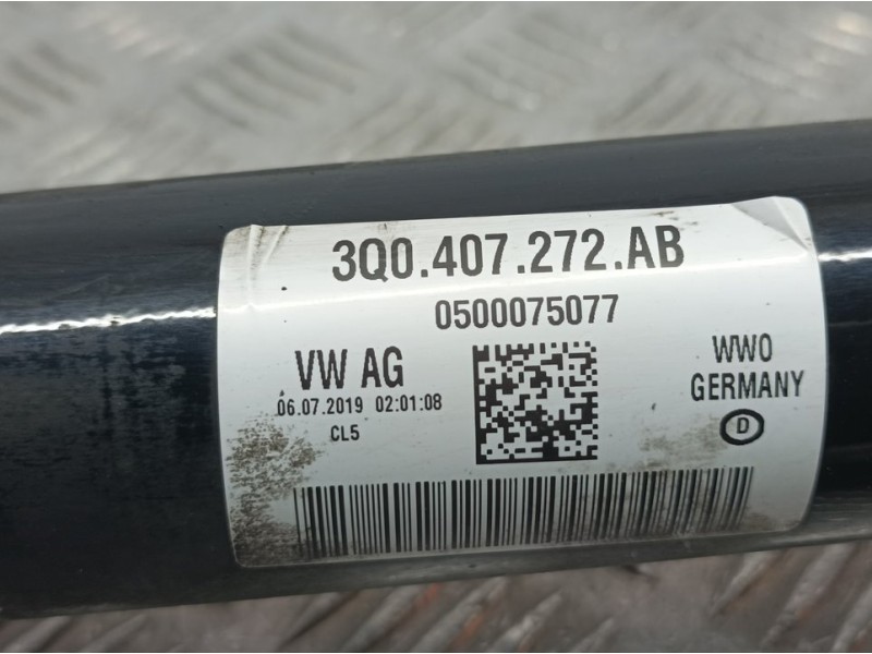 Recambio de transmision delantera derecha para volkswagen caddy furgón/kombi maxi kombi bmt referencia OEM IAM 3Q0407272AB  