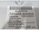 Recambio de sistema navegacion gps para toyota yaris active referencia OEM IAM 861400D100 SL703586 FUJITSU