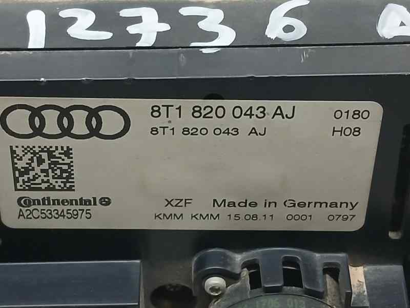 Recambio de mando climatizador para audi a5 coupe (8t) 2.0 tfsi (132kw) referencia OEM IAM 8T1820043AJ A2C53345975 CONTINENTAL