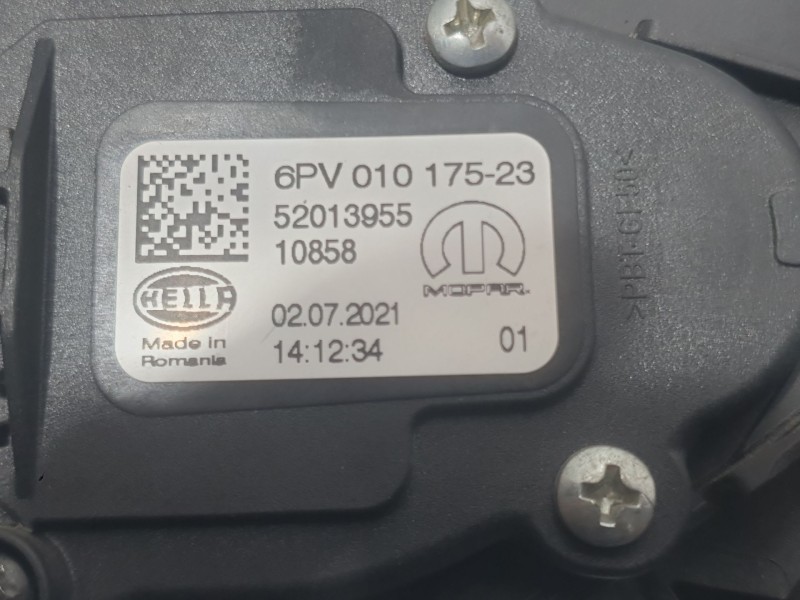 Recambio de potenciometro pedal para fiat doblo cargo (263_) 1.3 d multijet (263wxu1a) referencia OEM IAM 52013955 10858 HELLA