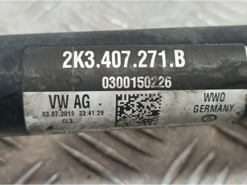 Recambio de transmision delantera izquierda para volkswagen caddy furgón/kombi maxi kombi bmt referencia OEM IAM 2K3407271B  