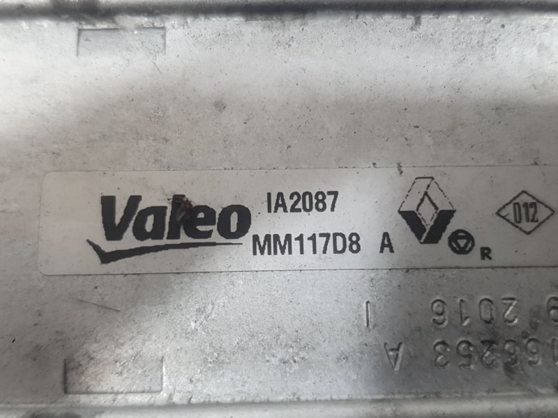 Recambio de intercooler para renault talisman (lp_) 1.6 dci 130 referencia OEM IAM 144614EB1A MM117D8 VALEO