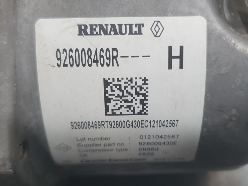 Recambio de compresor aire acondicionado para dacia sandero iii 1.0 tce 90 referencia OEM IAM 926008469R  