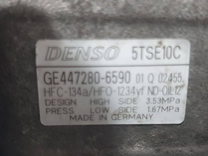 Recambio de compresor aire acondicionado para toyota auris (_e18_) 1.4 d-4d (nde180_) referencia OEM IAM 4472806590 5TSE10C DENS