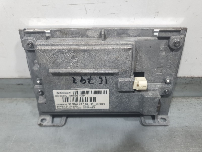 Recambio de sistema navegacion gps para peugeot 2008 i (cu_) 1.2 vti referencia OEM IAM 9805301780 A2C83535700 CONTINENTAL