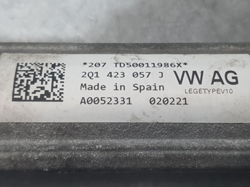 Recambio de cremallera direccion para volkswagen t-cross (c11, d31) 1.0 tsi referencia OEM IAM 2Q1423057J MECANICA 