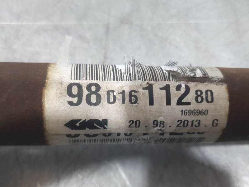 Recambio de transmision delantera derecha para peugeot 2008 i (cu_) 1.2 vti referencia OEM IAM 9801611280  