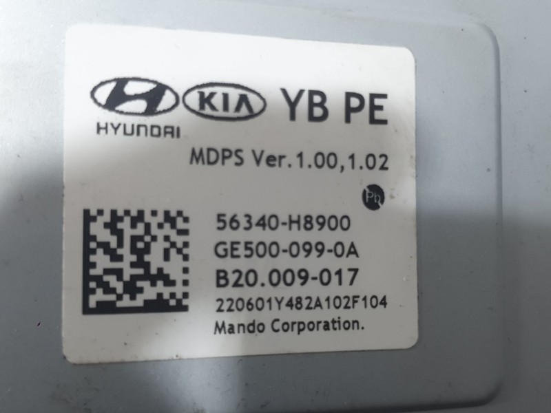 Recambio de columna direccion para kia stonic (yb) 1.0 t-gdi eco-dynamics+ referencia OEM IAM 56340H8900 GE5000990A mando