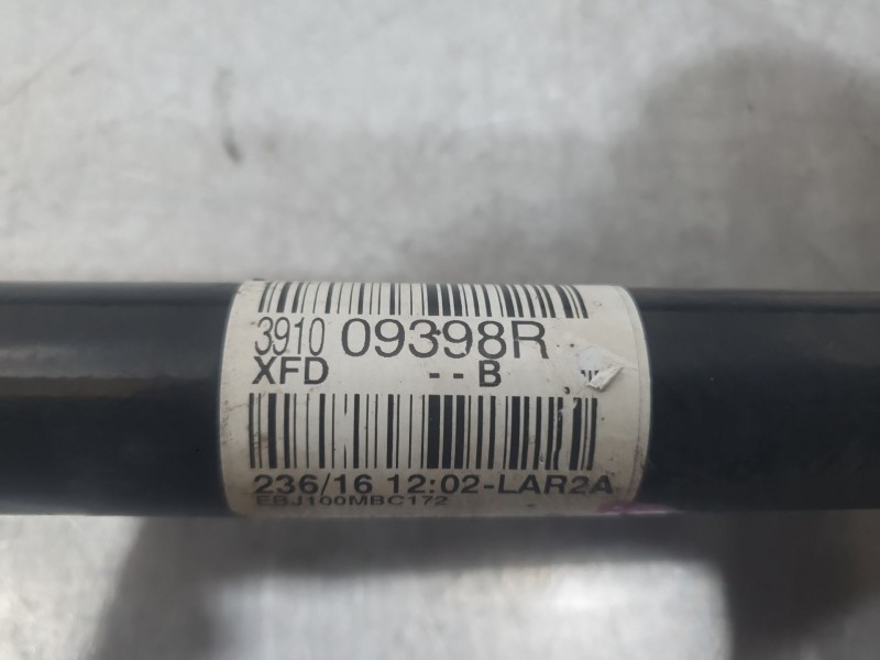 Recambio de transmision delantera derecha para renault talisman (lp_) 1.6 dci 130 referencia OEM IAM 391009398R  