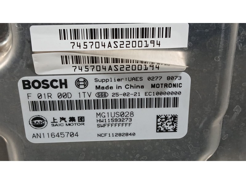 Recambio de centralita motor uce para mg mg 3 (5lfp) mg3 1.5 referencia OEM IAM   